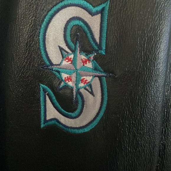 Seattle Mariners leather jacket men’s - Picture 2 of 10